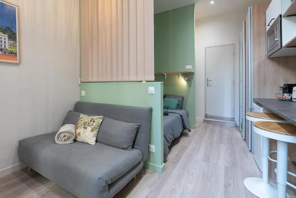 Studio Part Dieu - Cozy - Wifi Fibre Apartment Lyon France